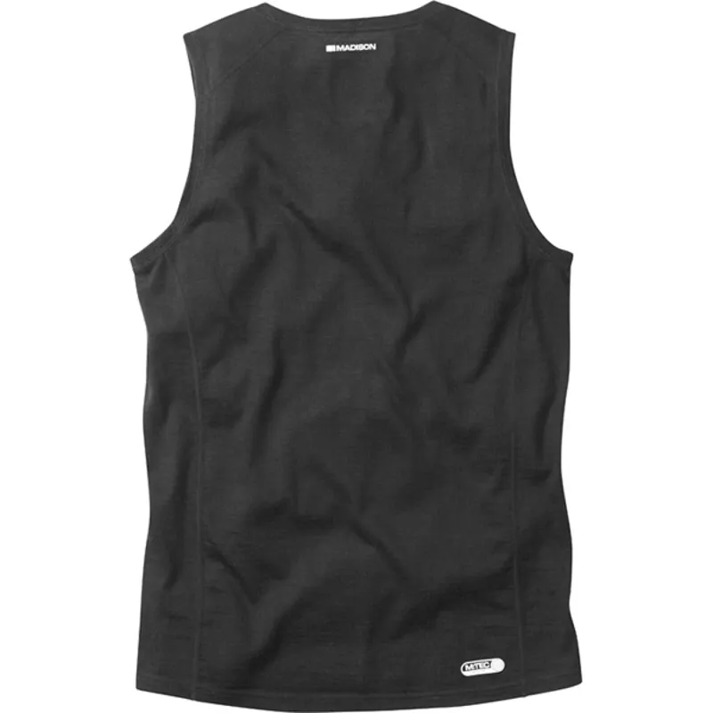 Madison Isoler Merino Sleeveless Base Layer - Black-1