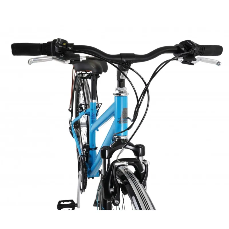Claud Butler Explorer 1.0 EQ Low Step 2027 Women's Hybrid Bike - Blue-2