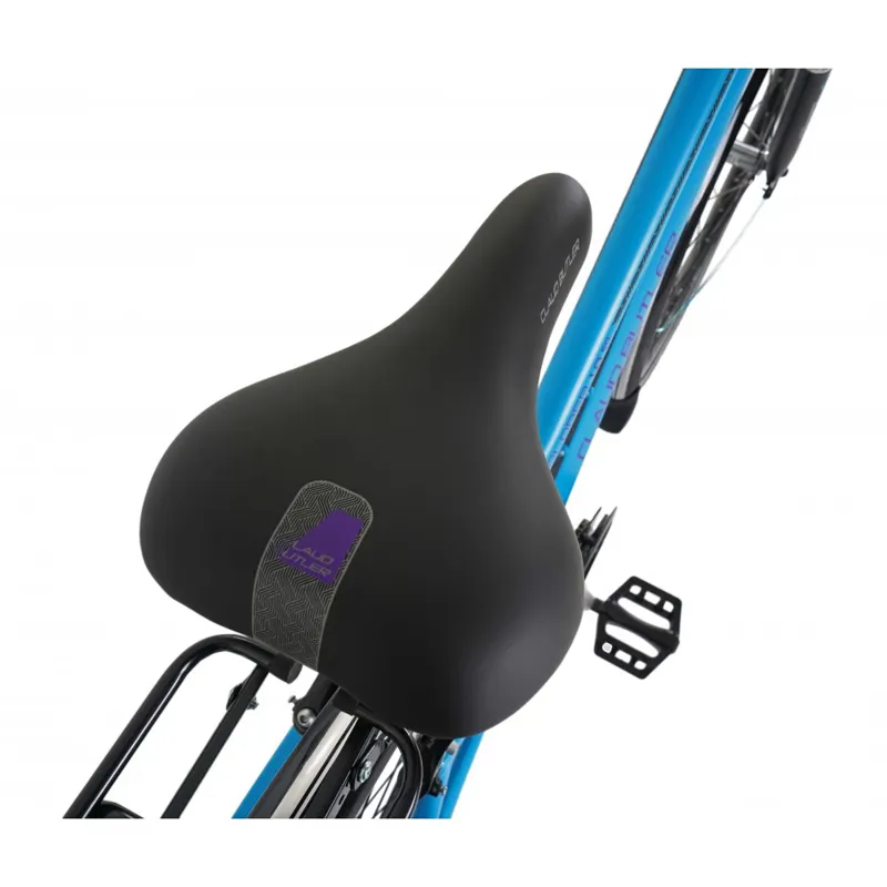 Claud Butler Explorer 1.0 EQ Low Step 2027 Women's Hybrid Bike - Blue-3