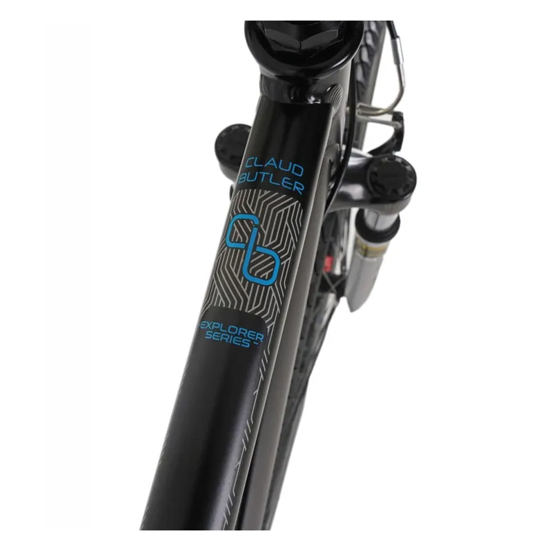 Claud Butler Explorer 1.0 2027 Hybrid Bike - Black-4