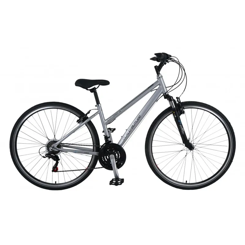 Claud Butler Explorer 1.0 Low Step 2027 Women's Hybrid Bike - Silver
