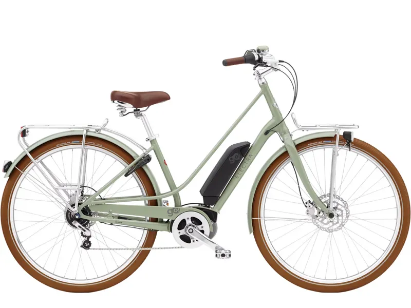 Electra Loft Go 5i Step Thru 400Wh 2025 Electric Bike - Medium - Green Tea