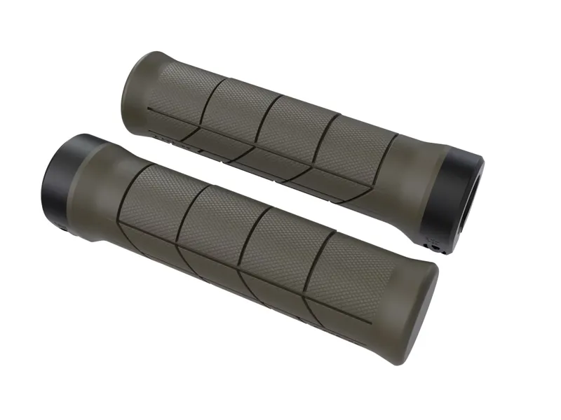 Trek Line Comp MTB Grips - Olive Drab-1