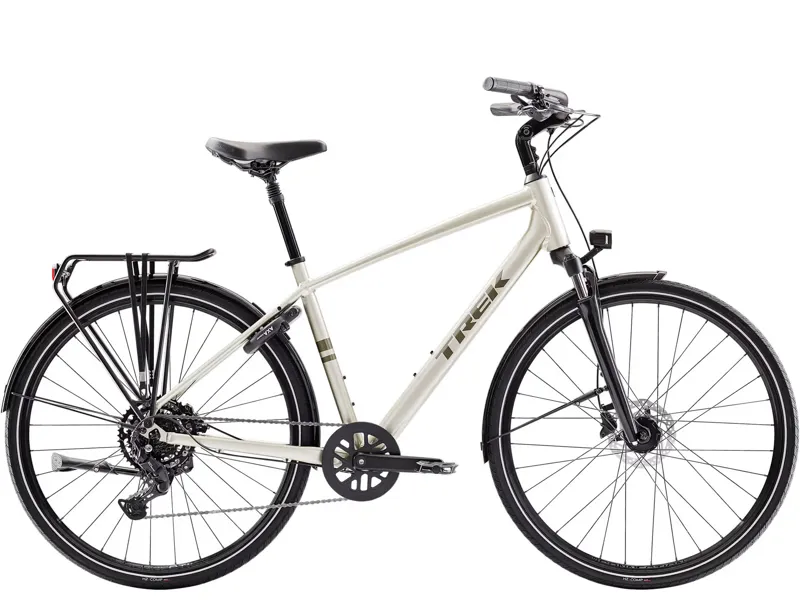 Trek Verve Stepover Equipped 2026 Hybrid Bike -  Lunar Silver