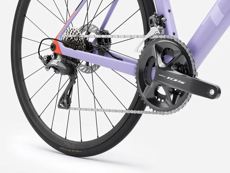 Trek Madone SL 5 2026 Carbon Aero Road Bike - Lavender Haze/Smoke-5