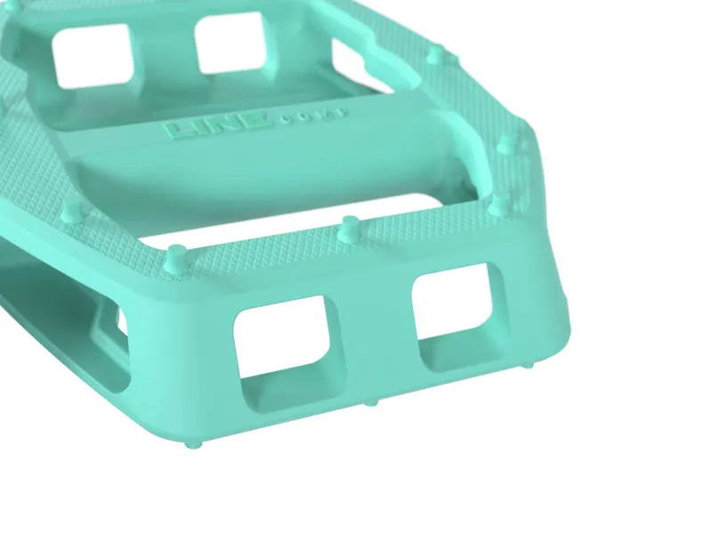 Trek Line Comp Flat MTB Pedals - Miami Green-1