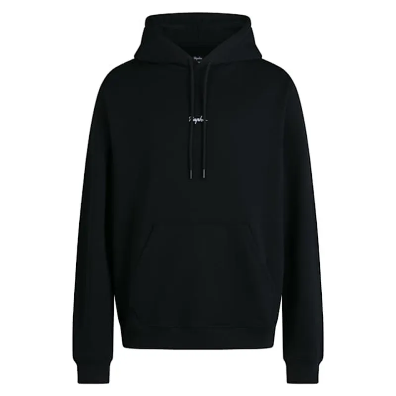 Rapha Men's Heavyweight Cotton Hoodie - Black/White