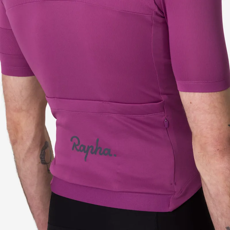 Rapha Brevet Element Men's Short Sleeve Jersey - Amethyst-3