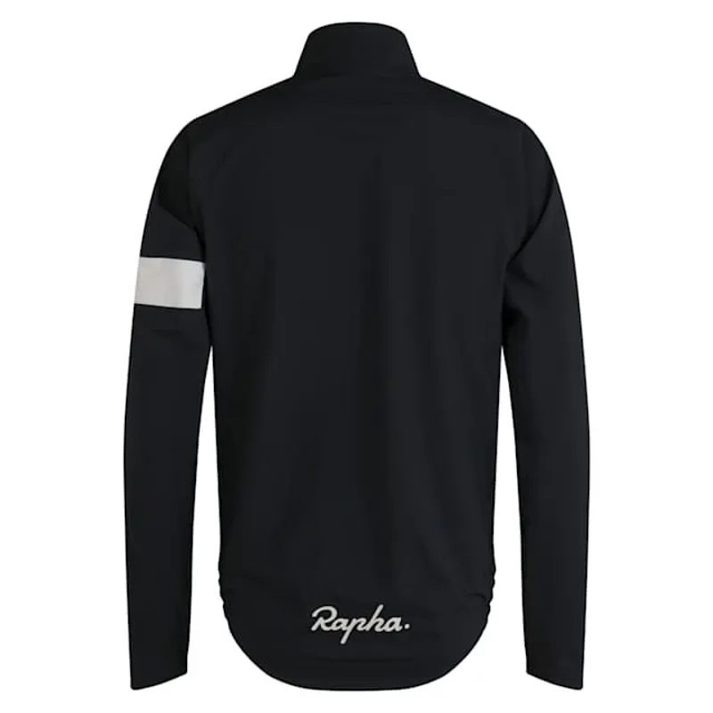 Rapha Core Men's Waterproof Rain Jacket - Black/White-1
