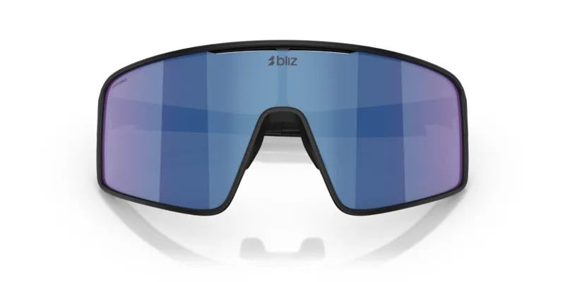 Bliz P001 Sunglasses - X-Large - Matte Black/Blue Lens-4