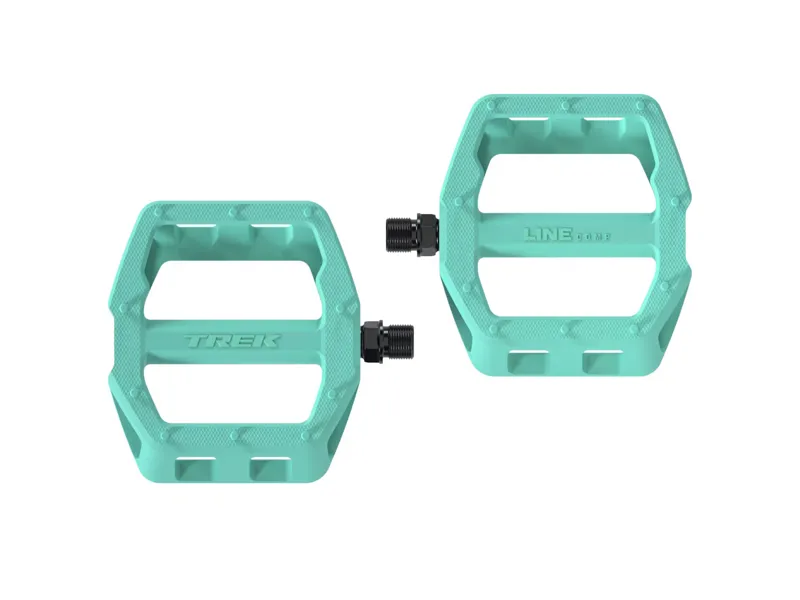 Trek Line Comp Flat MTB Pedals - Miami Green-3