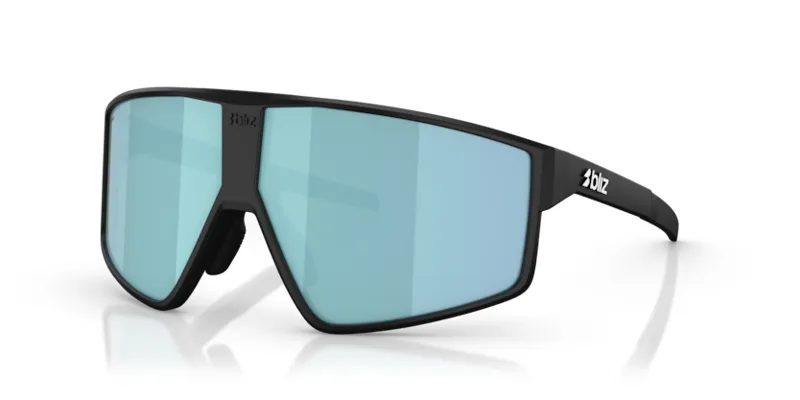 Bliz P002 Sunglasses - X-Large - Matte Black/Ice Blue Lens