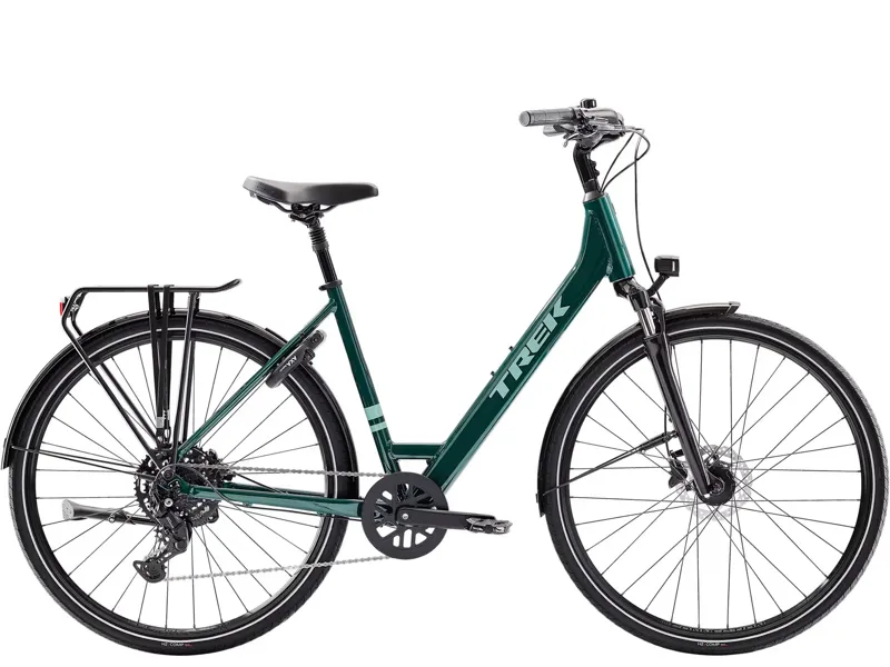 Trek Verve Lowstep Equipped 2026 Hybrid Bike - Juniper