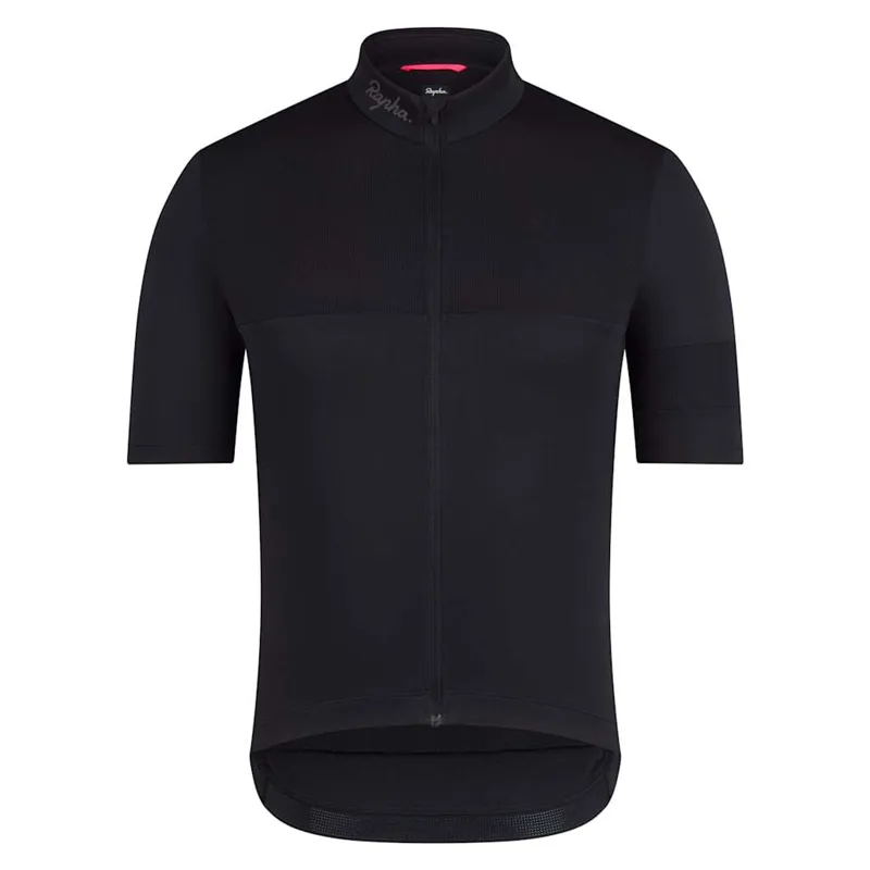 Rapha Brevet Element Men's Short Sleeve Jersey - Black/Grey