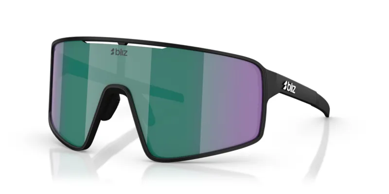 Bliz P001 Sunglasses - X-Large - Matte Black/Green Lens