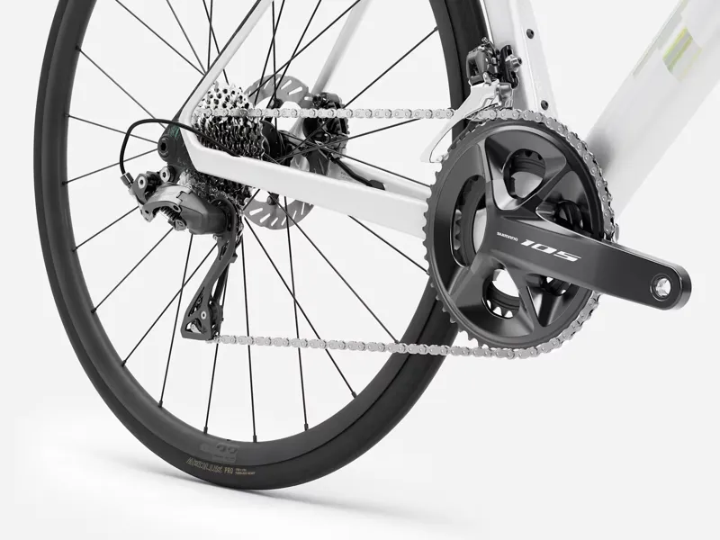 Trek Madone SL 5 2026 Carbon Aero Road Bike - Crystal White/Smoke-5