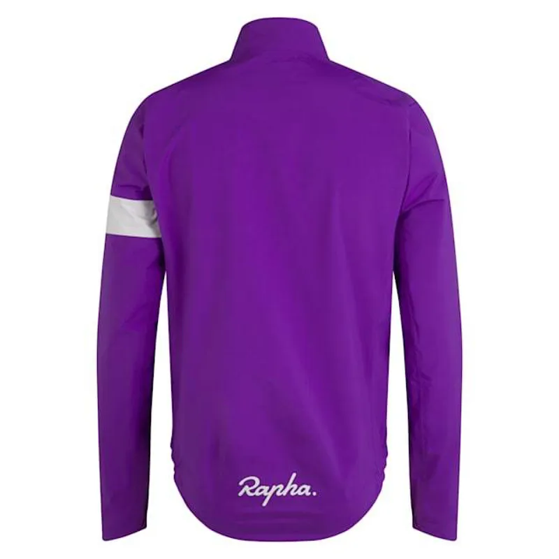 Rapha Core Men's Waterproof Rain Jacket - Ultraviolet/White-1