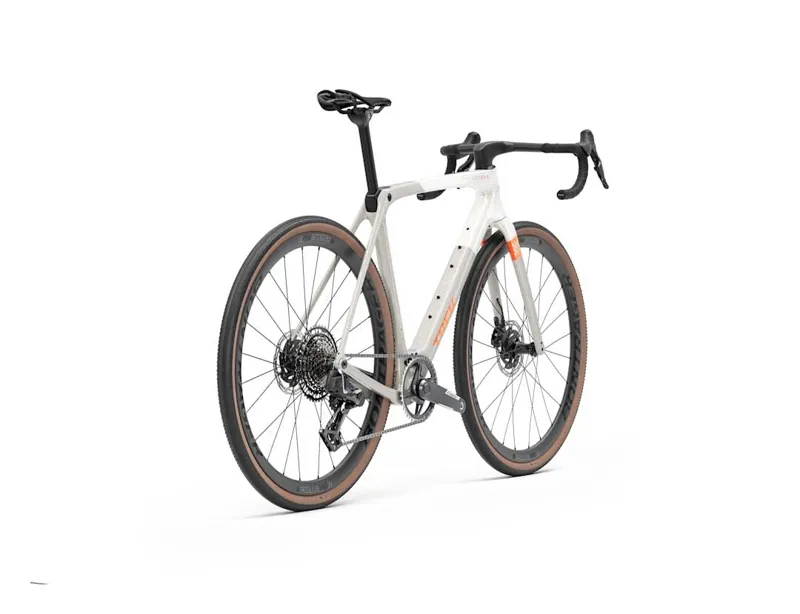 Trek Checkmate SLR 7 AXS 2026 Gravel Road Bike - Era White/Buff Beige-2