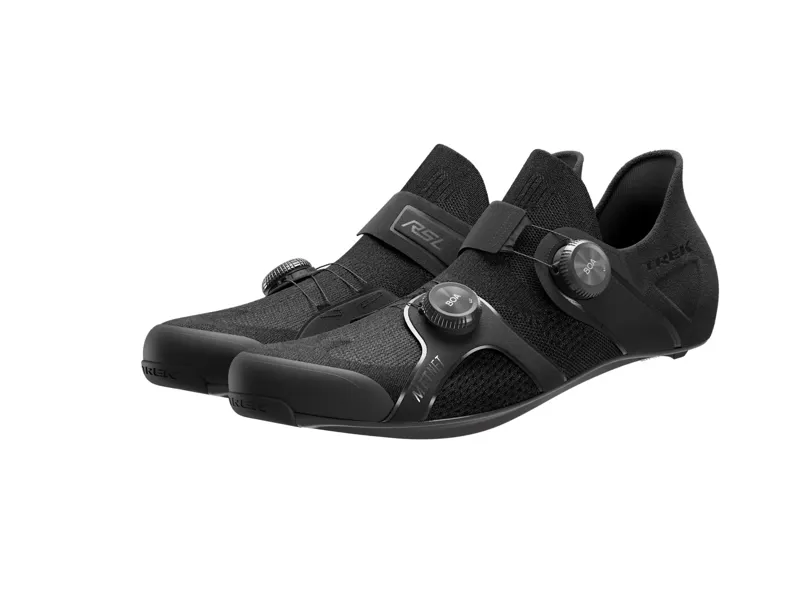 Trek RSL Knit Road Cycling Shoes - Black/Dark Grey-3