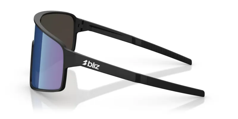 Bliz P001 Sunglasses - X-Large - Matte Black/Blue Lens-1