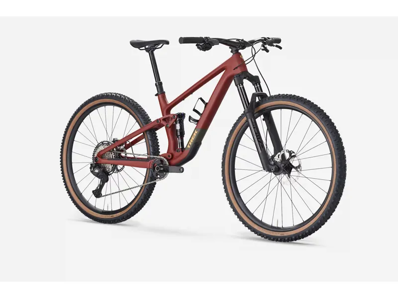 Trek Top Fuel 9.8 XT Di2 2026 Full Suspension MTB - Sedona Red-1