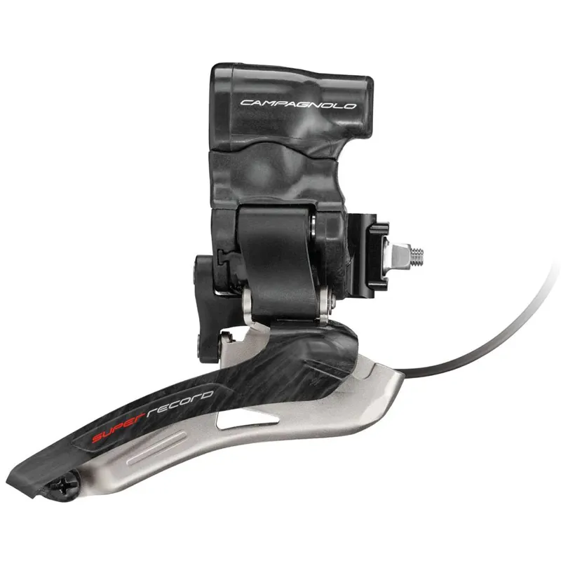 Campagnolo EPS Super Record 12x Carbon Front Road Mech - Black