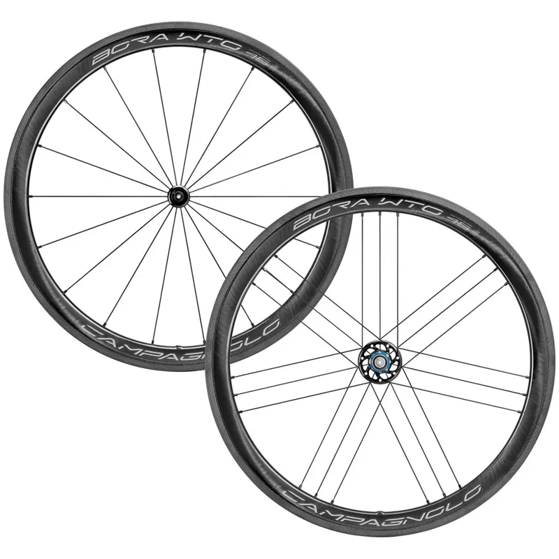 Campagnolo Bora 45 WTO 2-Way Fit Clincher Black/White - Campaglo