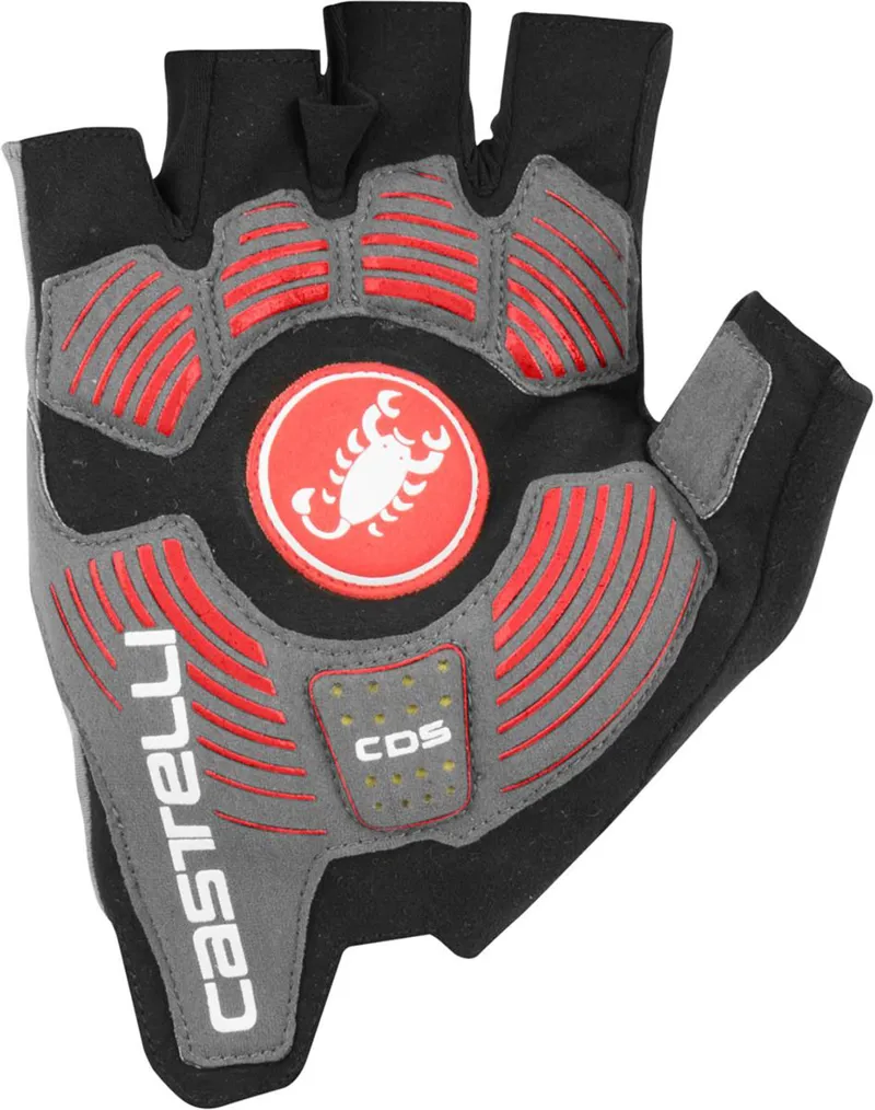 Castelli Rosso Corsa Espresso Short Finger Gloves - Red-1