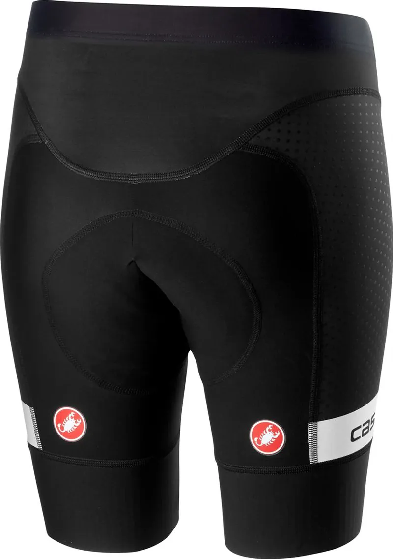 Castelli Free Aero Race 4 Womens Lycra Short Team - Black/White-1