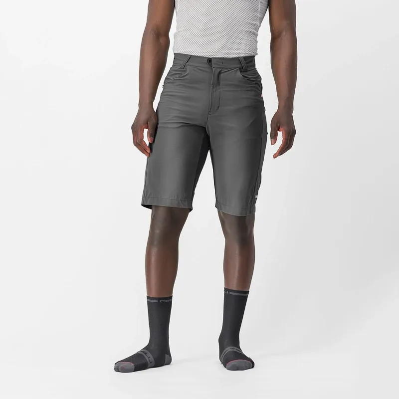 Castelli Unlimited Men's Baggy Shorts - Dark Grey/Black
