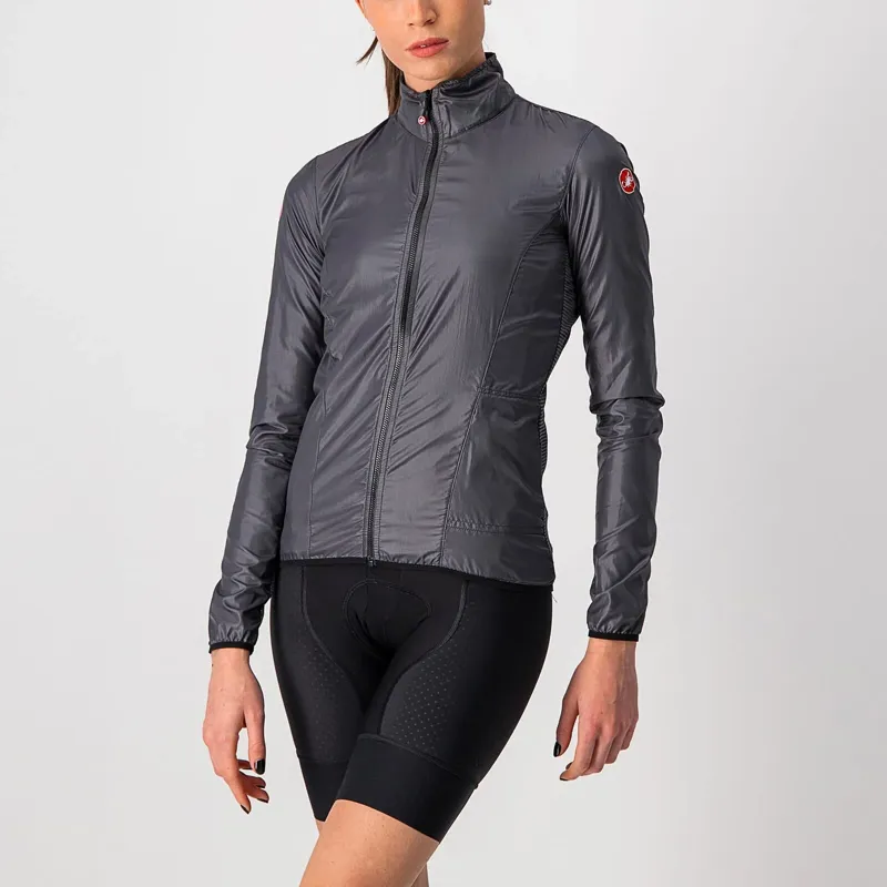 Castelli Aria Shell Windproof Women's Jacket - Dark Grey