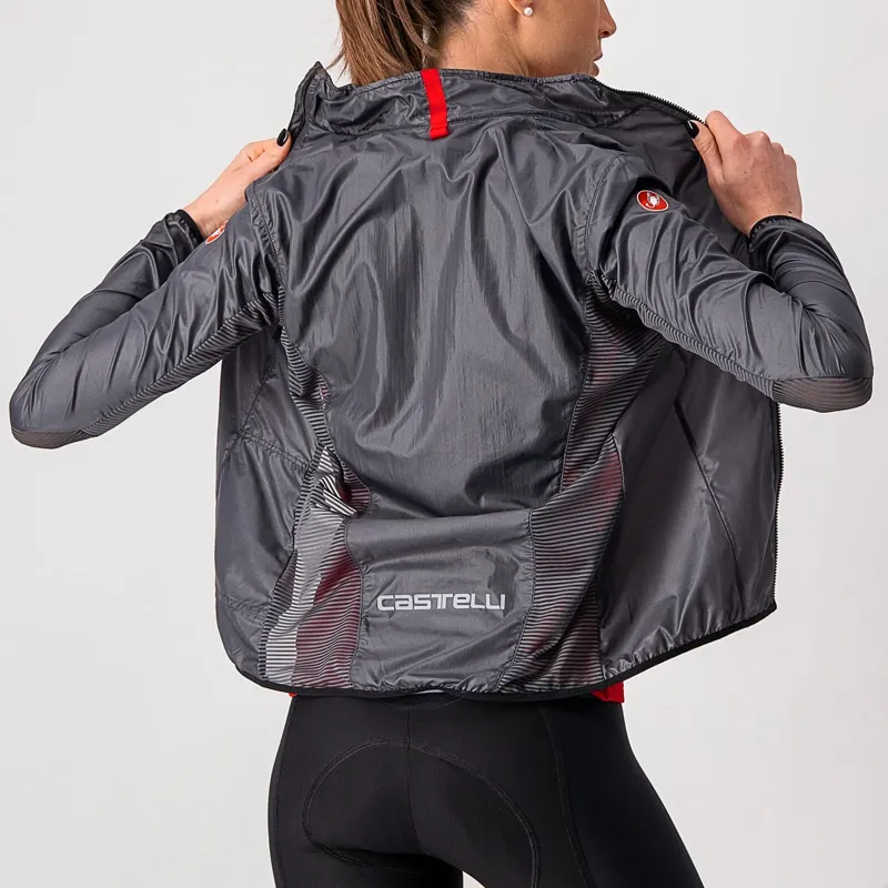 Castelli Aria Shell Windproof Women's Jacket - Dark Grey-2