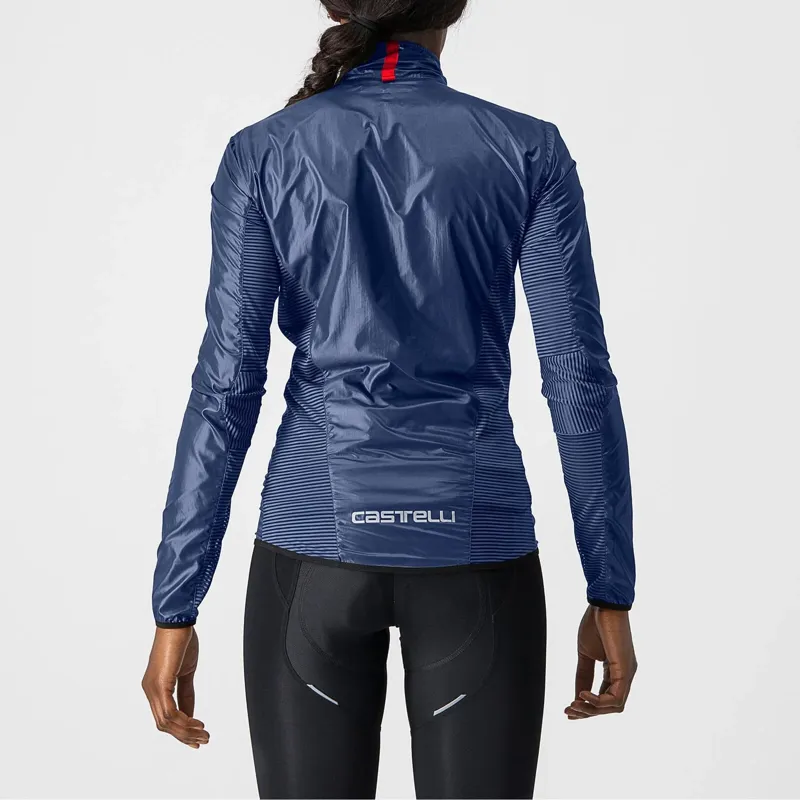 Castelli Aria Shell Windproof Women's Jacket - Belgian Blue-1