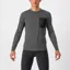 Castelli Unlimited Merino Long Sleeve Men's T-Shirt - Dark Grey/Black