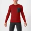 Castelli Unlimited Merino Long Sleeve Men's T-Shirt - Red Ochre/Grey