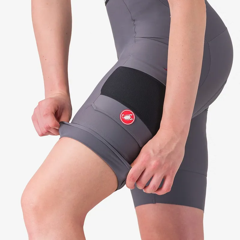 Castelli Unlimited Cargo Women's Bib Shorts - Smokey Grey-4