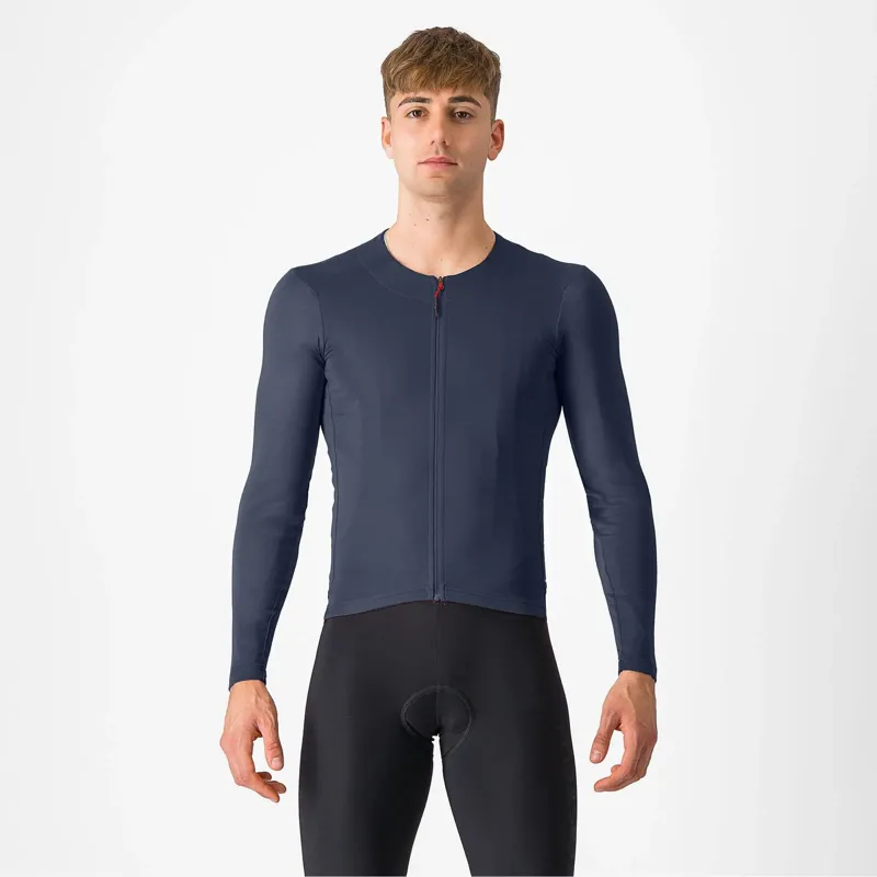 Castelli Fly Men's Long Sleeve Jersey - Twilight Blue