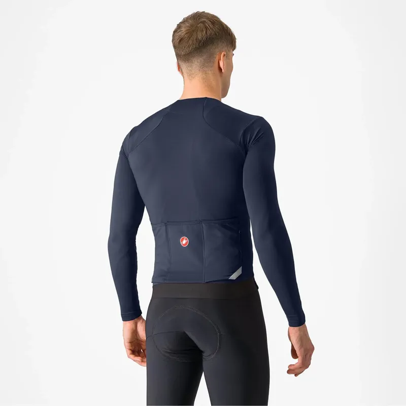 Castelli Fly Men's Long Sleeve Jersey - Twilight Blue-1