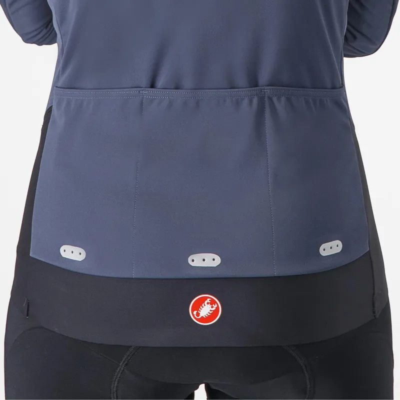 Castelli Alpha Doppio RoS Women's Jacket - Twilight Blue/Silver Reflex-6