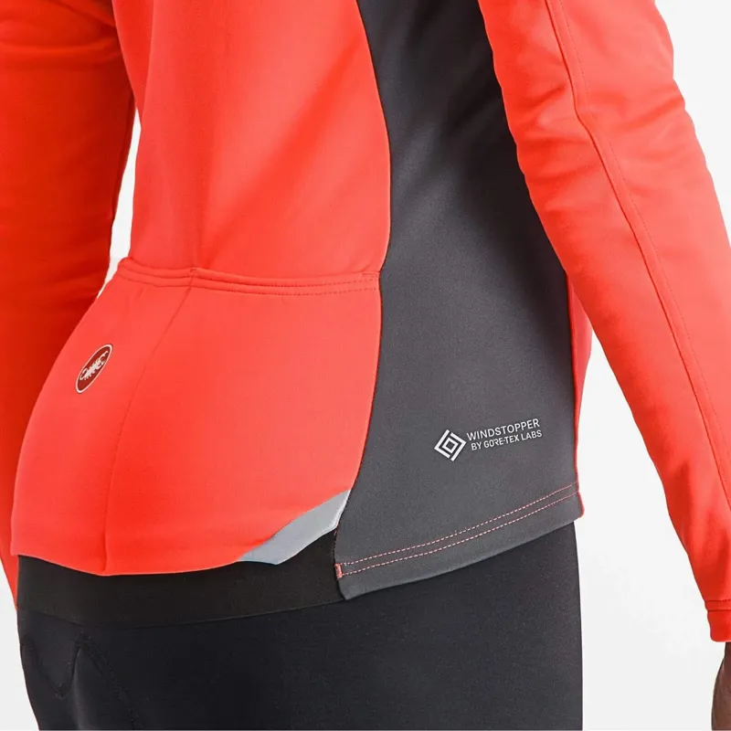 Castelli Transition 2 Women's Jacket - Brilliant Pink/Dark Grey-4