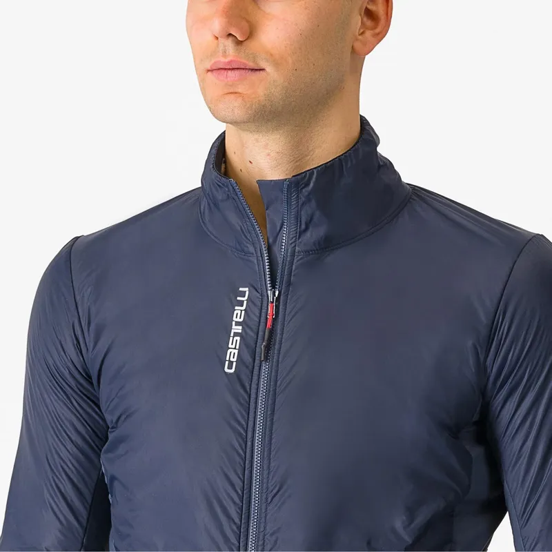 Castelli Fly Direct Windproof Men's Jacket - Twilight Blue/Silver Grey-2