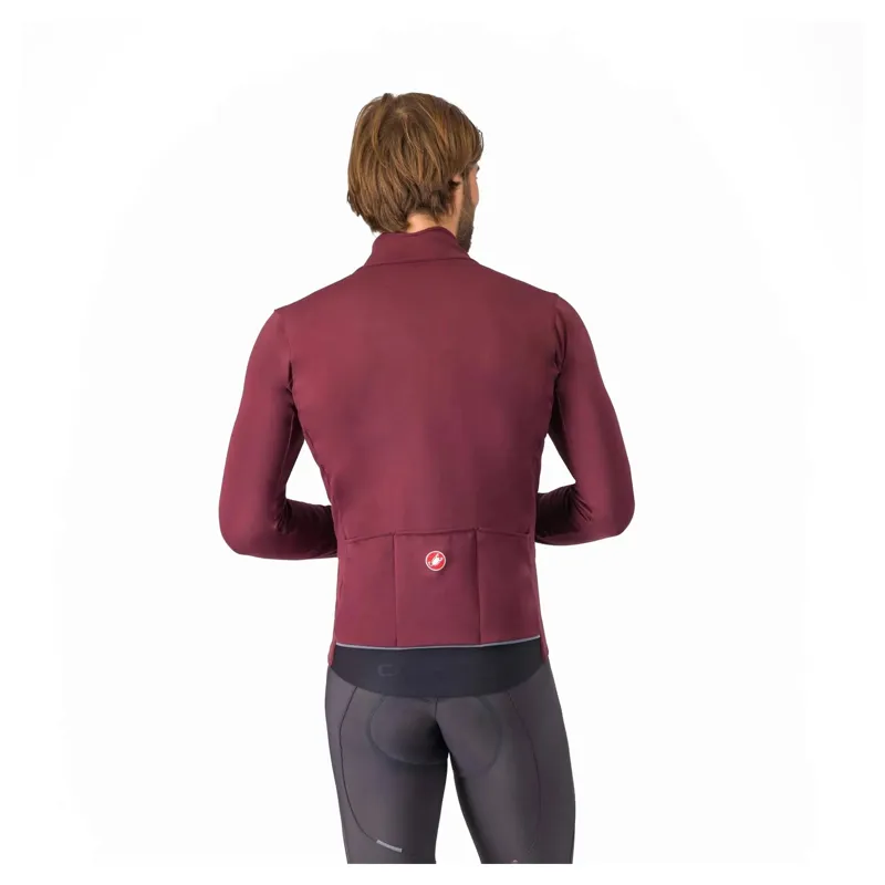 Castelli Espresso Air Men's Jacket - Deep Bordeaux-1