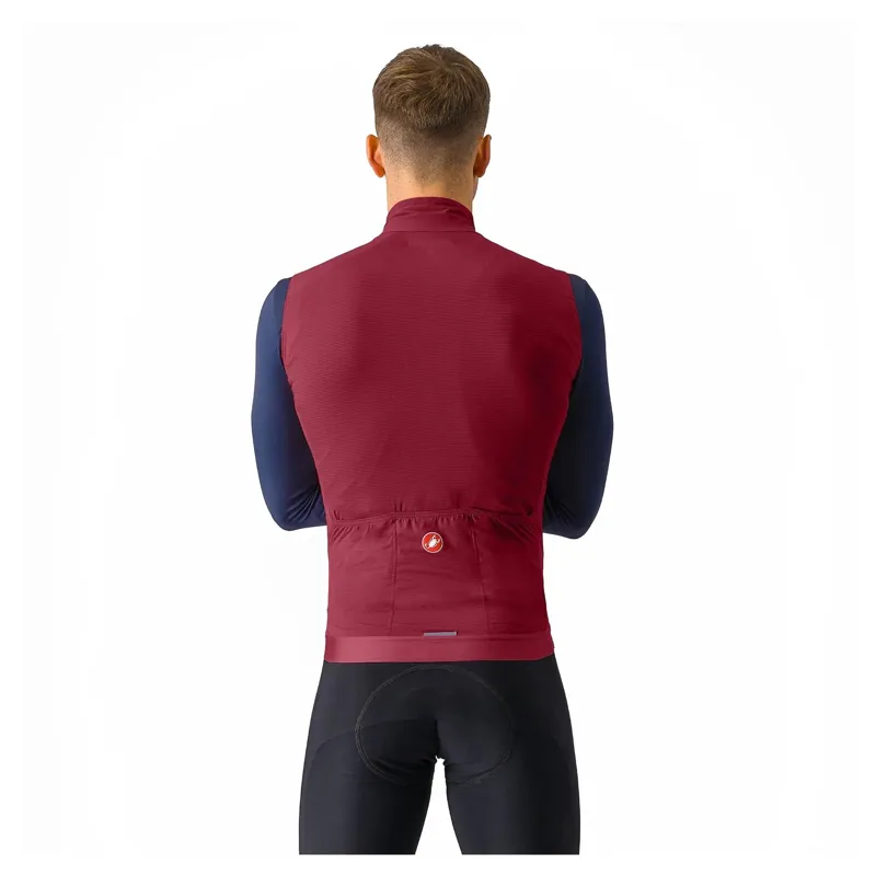 Castelli Espresso Men's Vest - Deep Bordeaux-1