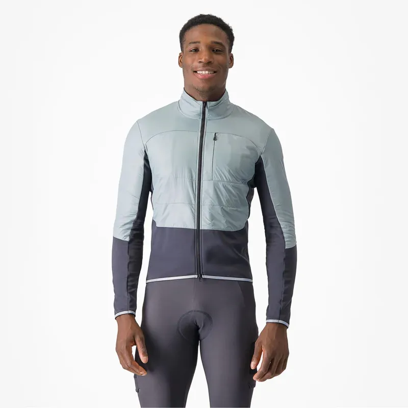 Castelli Unlimited Men's Jacket - Defender Green/Dark Grey