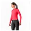Castelli Espresso Thermal Women's Long Sleeve Jersey - Hibiscus/Dark Grey