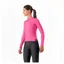 Castelli Espresso Thermal Women's Long Sleeve Jersey - Violet Pink/Dark Grey