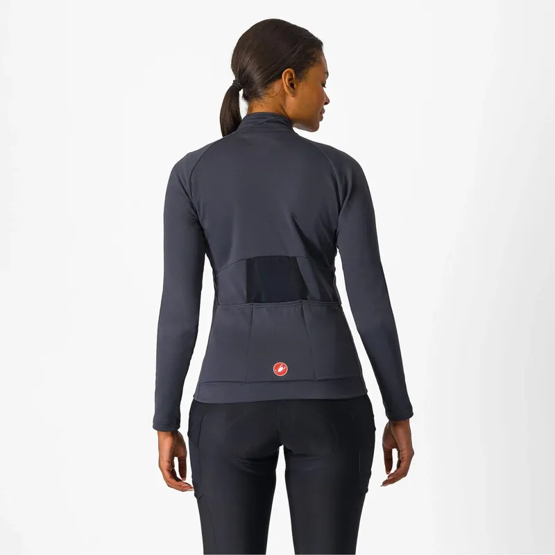 Castelli Unlimited Trail 2 Women's Long Sleeve Jersey - Dark Grey-1