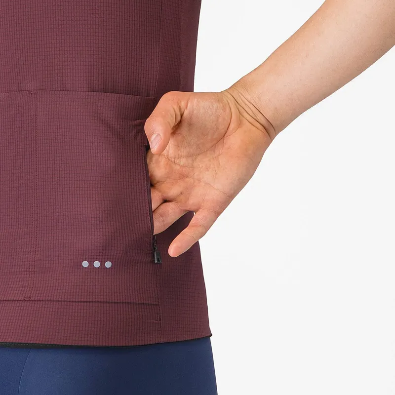 Castelli Premio Evo Men's Short Sleeve Jersey - Deep Bordeaux-5