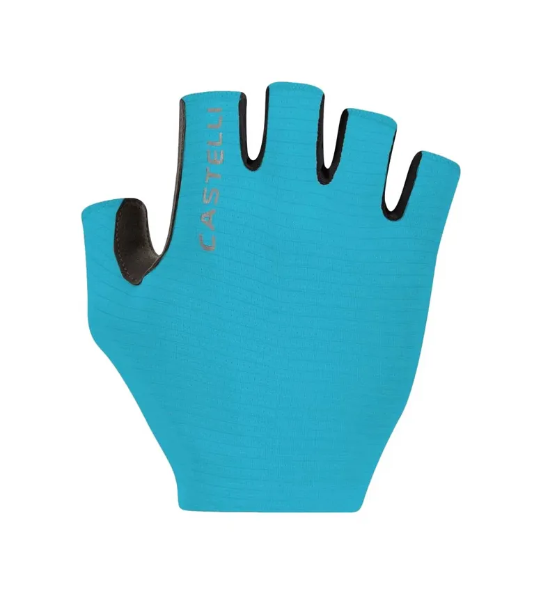 Castelli Espresso Mitt Gloves - Neon Blue