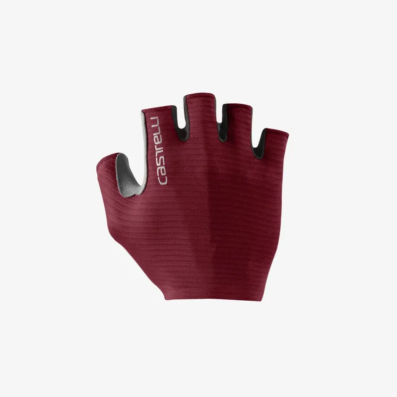 Castelli Espresso Men's Mitt Gloves - Deep Bordeaux